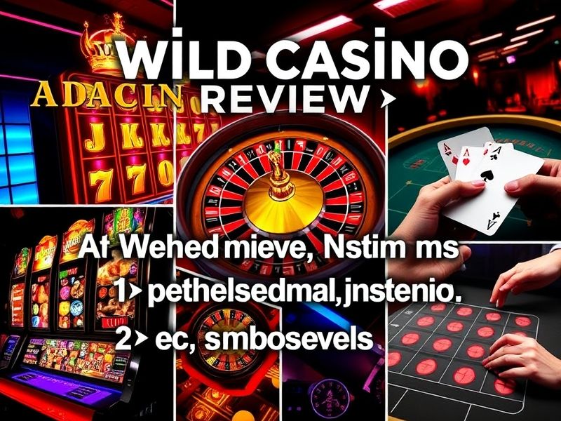 Comprehensive review of Wild Casino with expert analysis of games, bonuses, security, and user experience. Trusted insights for safe and informed gambling.